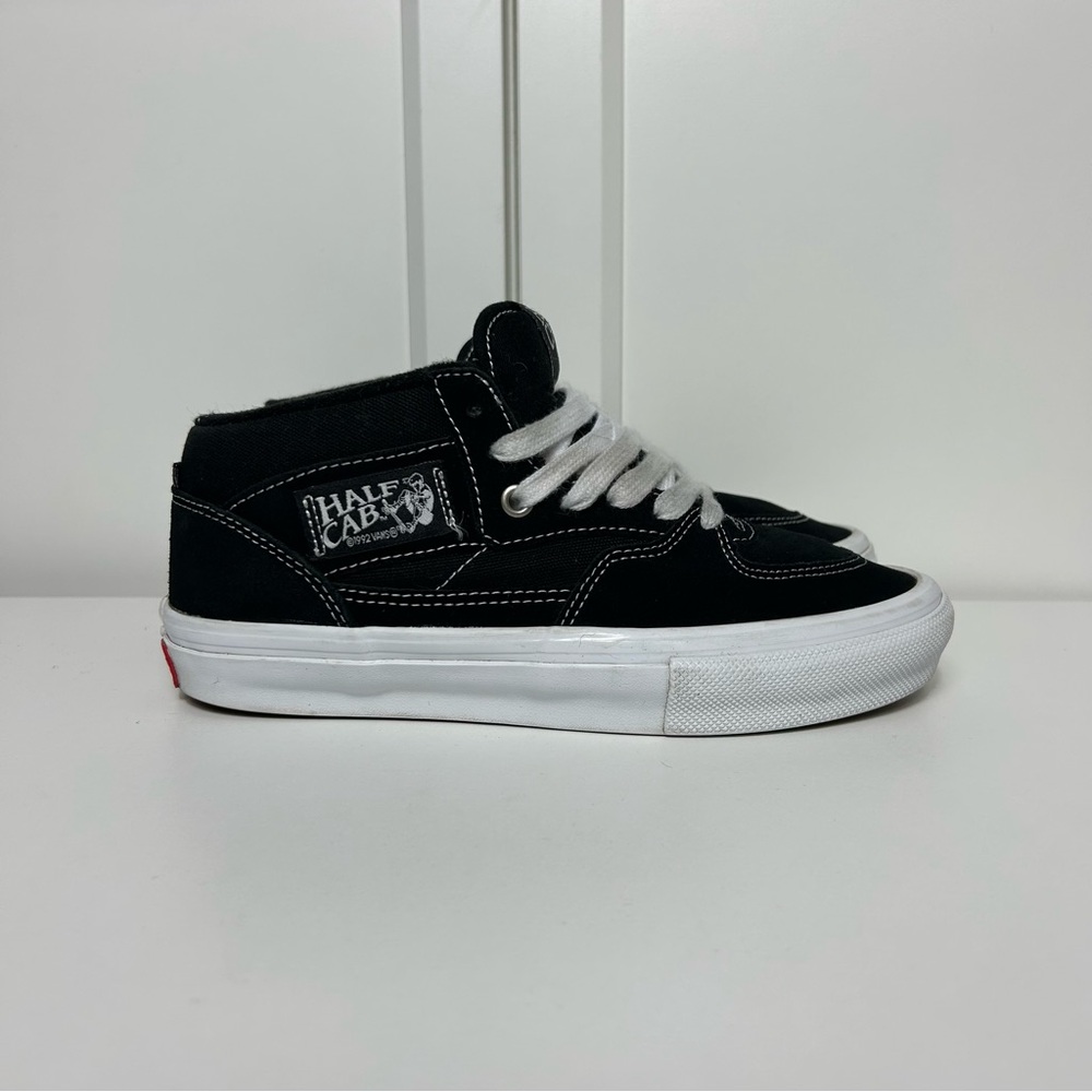 Vans half cab black white pro